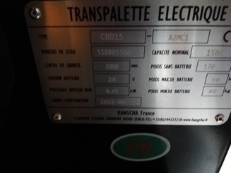 Transpalette électrique HC CBD15-A2MC1 - 2