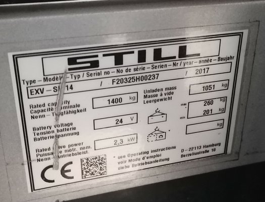 Gerbeur STILL EXV14SF