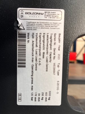 Accessoire Bolzoni Positionneur de fourches